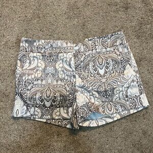 NY & Co paisley print shorts